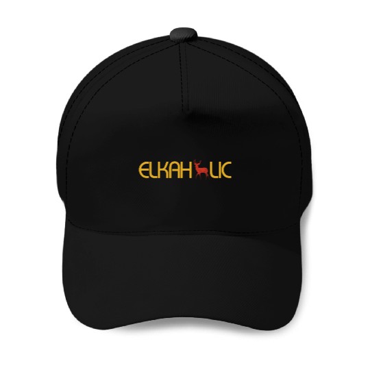 Elk Hunting Elkaholic Hunters Baseball Caps