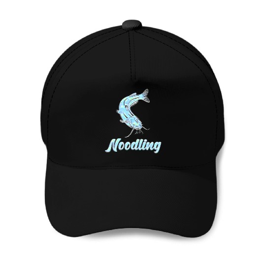 Catfish Fishing Waller Fish Noodler Flathead Baseball Caps