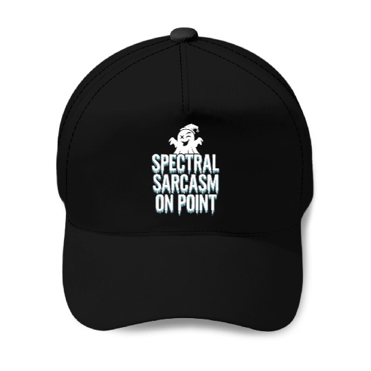Paranormal Comedy Funny Ghost Humor Lighthearted Baseball Caps