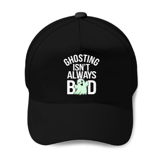Paranormal Comedy Funny Ghost Humor Lighthearted Baseball Caps