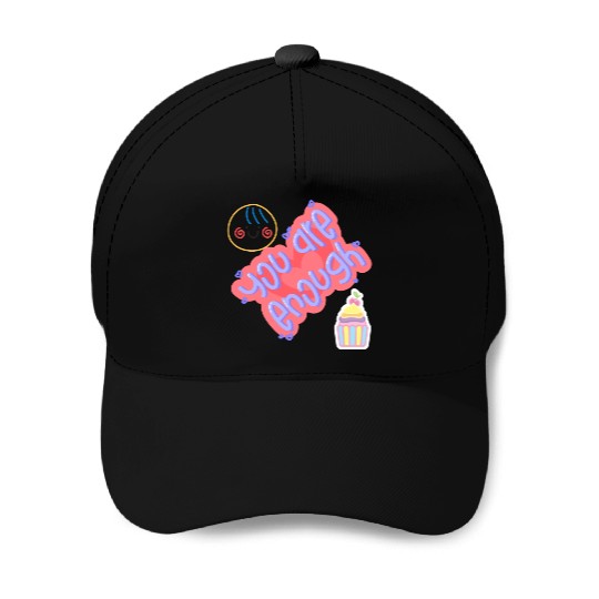 Truly you are enough for me-design by shahishop Baseball Caps
