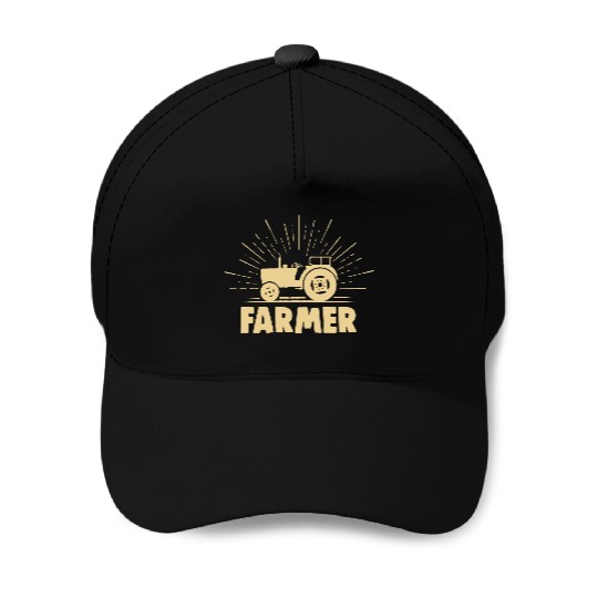Farmer Tractor Country Life Baseball Caps