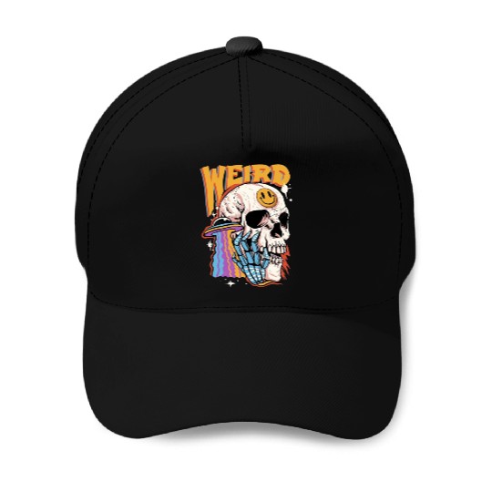 weird vibes Baseball Caps
