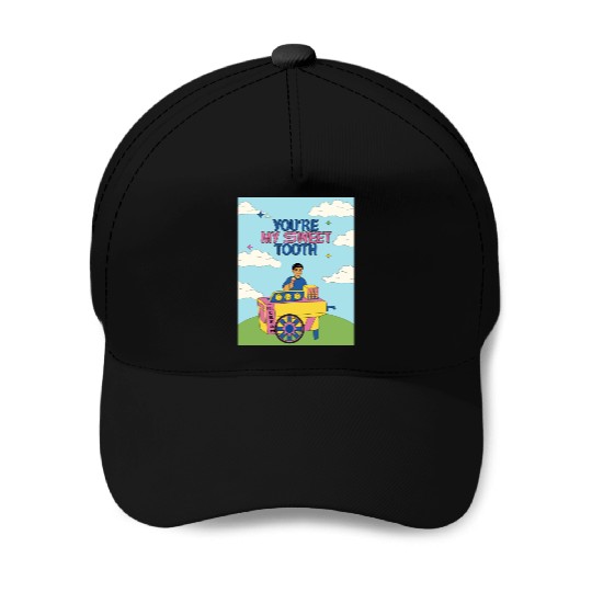 Ice cream design Baseball Caps