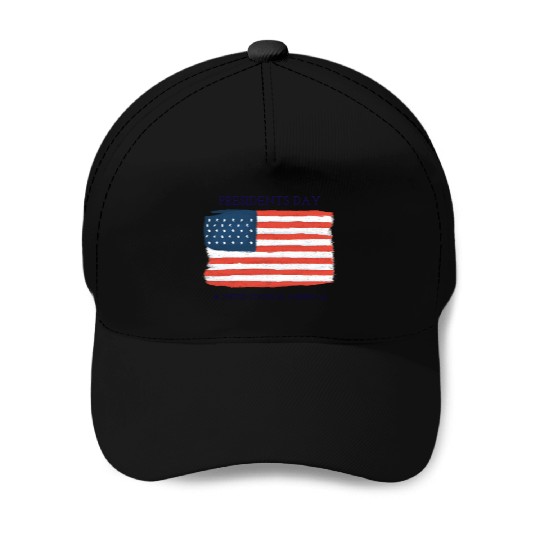 US flag.Presidents Day Baseball Caps