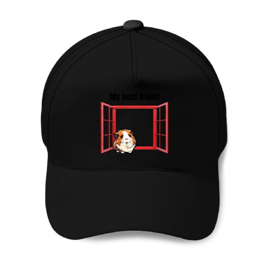 My Best Friend Guinea Pig Baseball Caps
