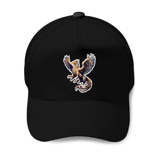 Celestial Griffin Soars Baseball Caps