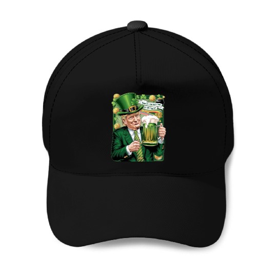Make St Patrick's Day Great Again Trump Baseball Caps