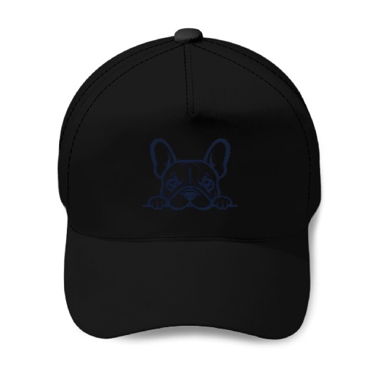 French Bulldog Frenchie Sweet Face Baseball Caps