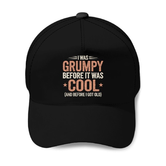 Grumpy Old Man Baseball Caps