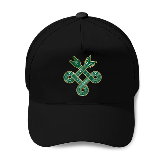 Celtic Knot Guitar | St. Patrick’s Day Baseball Caps