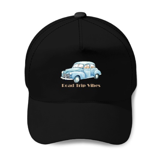 “Road Trip Vibes – Adventure on the Open Road” Baseball Caps