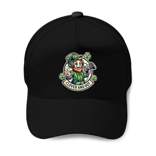 Clover And Out St. Patrick's Day Gaming Fun Baseball Caps