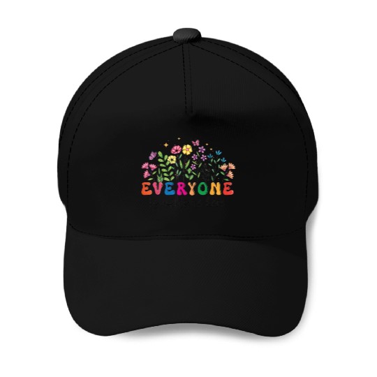Everyone Is Welcome Here Idaho Teacher Baseball Caps