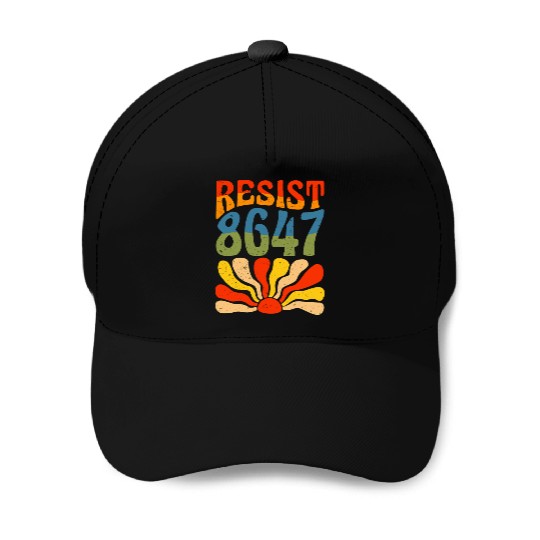 Retro Resistance Sunrise Baseball Caps