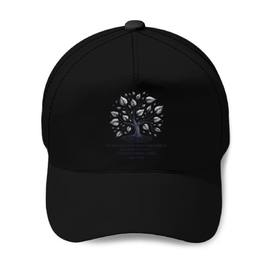 Alan Watts | Tree of Life & Spiritual Wisdom Baseball Caps