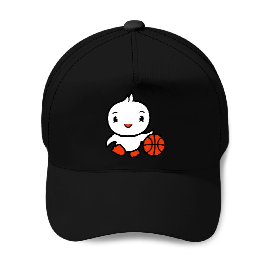 Bird Basketball Play Fun Ball Sport Dribble Hobby Baseball Caps