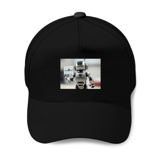 Rocketman Robot Baseball Caps