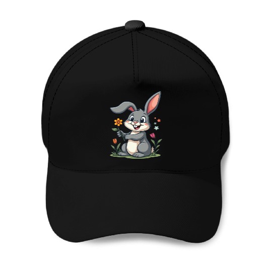 Funny Easter Bunny Cute Bunny Easter Baseball Caps