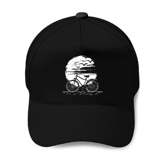 Cycling Drawing Baseball Caps