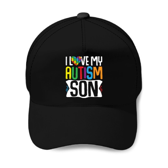 Autism Awareness Gift Parents Son Baseball Caps