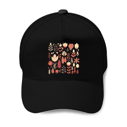 Spring Flowers Baseball Caps