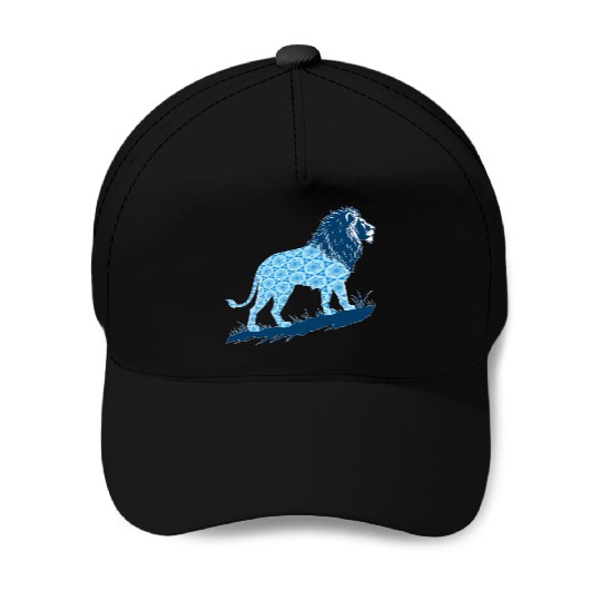 Star of David Pattern 2 Lion of Judah Baseball Caps