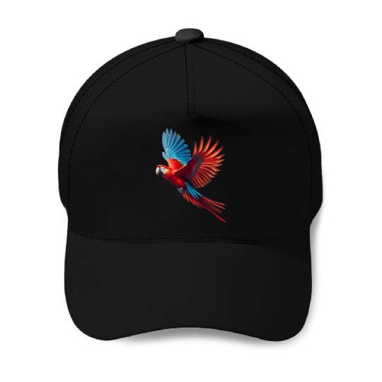macaw parrot Baseball Caps