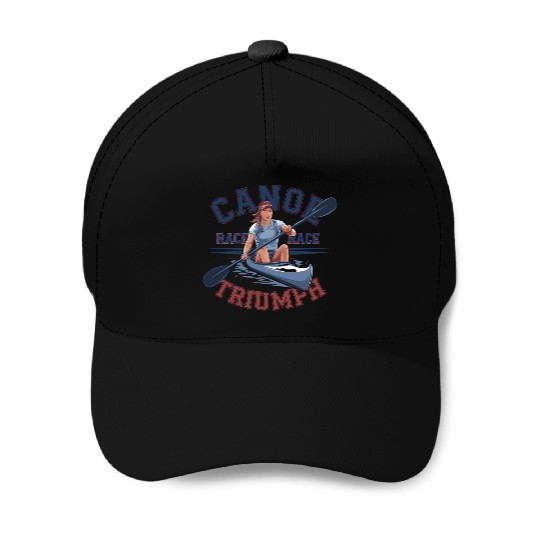canoe race triumph Baseball Caps