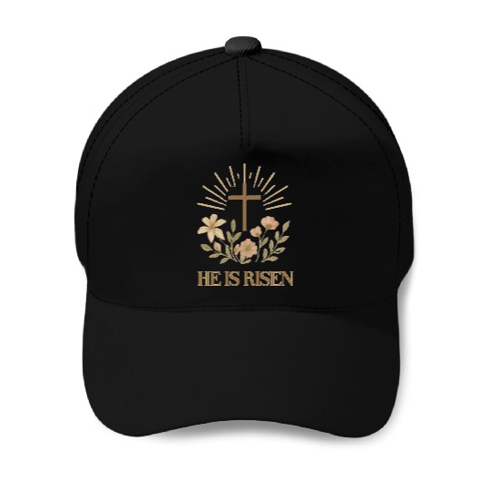 He is Risen Baseball Caps