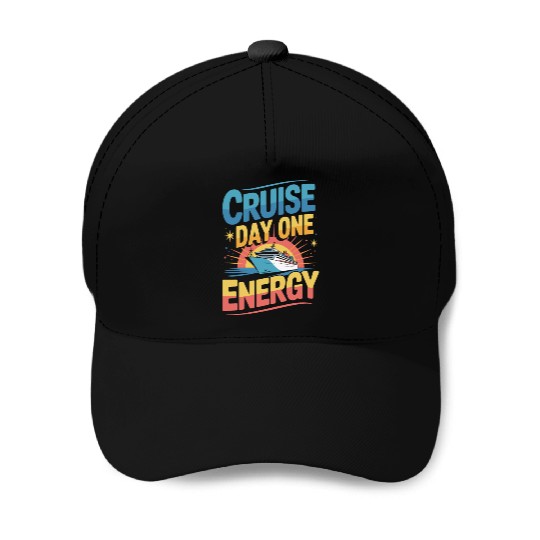 Cruise Rookie Ocean Adventure First Voyage Baseball Caps