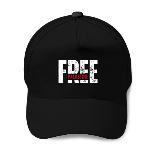 Free Palestine – Solidarity Statement Baseball Caps