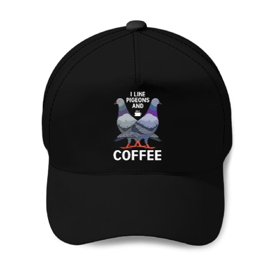 Pigeon Racing Coffee Bird Race Baseball Caps