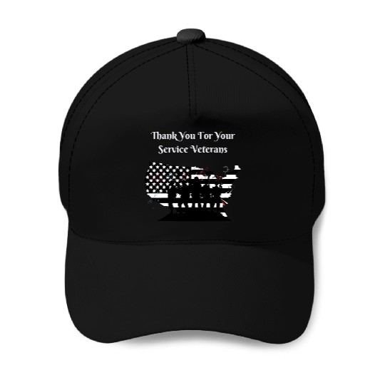Thank You For Your Service Veterans day US Army Baseball Caps