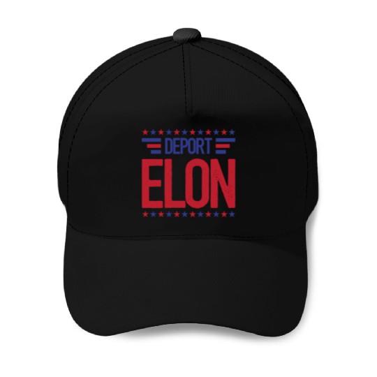 Deport Elon Musk Bumper Anti Fascist Baseball Caps