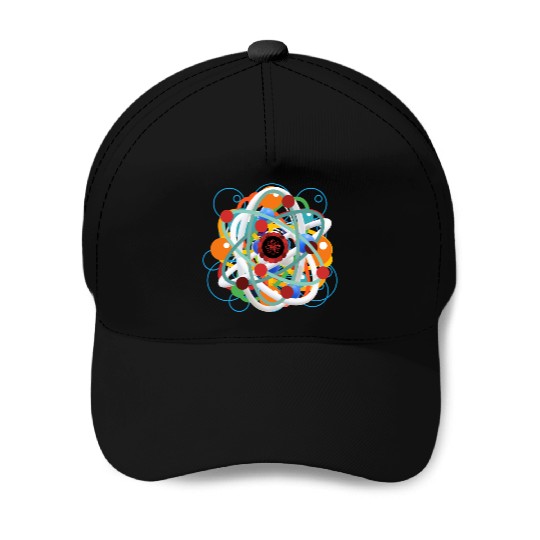 Particle Physics Science Geek Baseball Caps