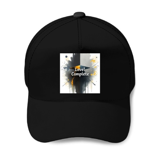 Level Complete – Gamer Style Graduation Baseball Caps