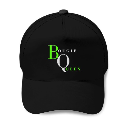 Bougie Queen Lime& Gray Baseball Caps