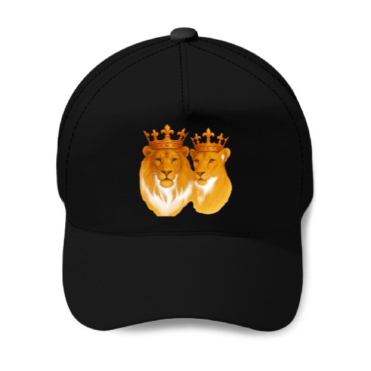 Royal Bond: The King & Queen of the Wild Baseball Caps