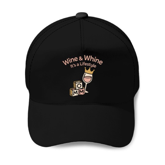 Single Mom Life Chaos Coordinator Wine Coffee Baseball Caps