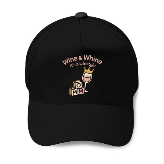 Single Mom Life Chaos Coordinator Wine Coffee Baseball Caps