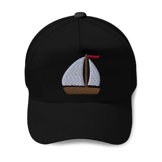 Sailboat embroidered Baseball Caps