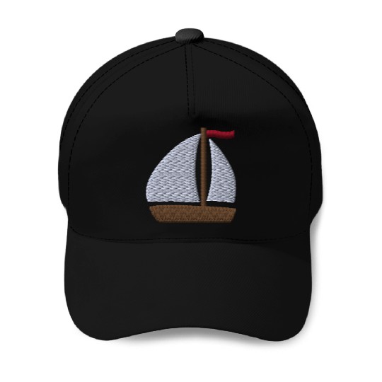 Sailboat embroidered Baseball Caps