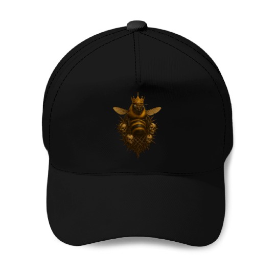 Queen Bee - Gothic Insect Ruler Baseball Caps