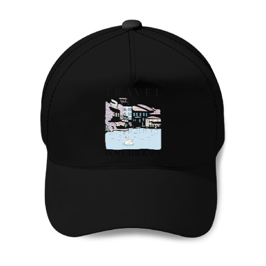 Travel Therapy Design Baseball Caps
