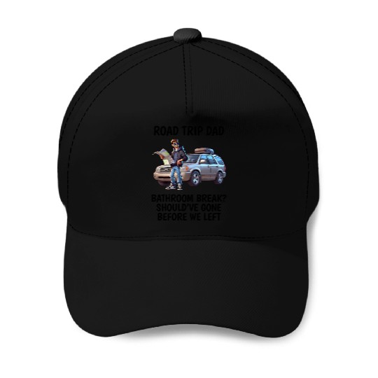 Road Trip Dad Design Baseball Caps