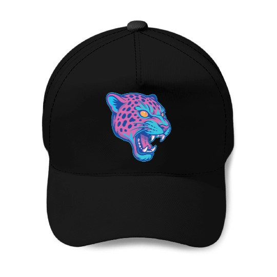 Jaguar pastel Baseball Caps