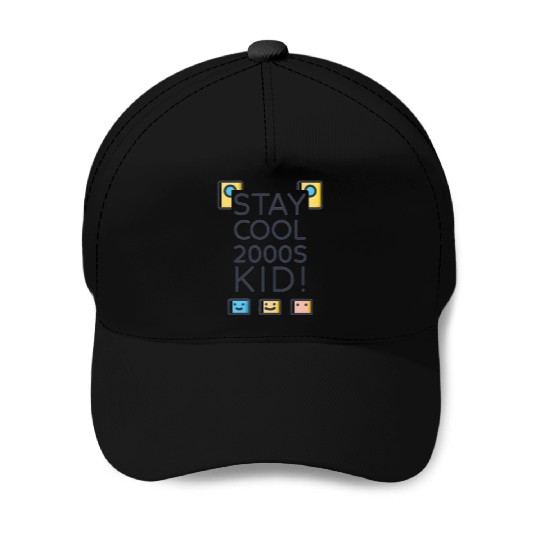 Stay Cool 2000s Kid – Y2K Retro Baseball Caps