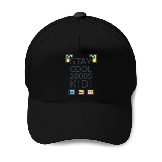 Stay Cool 2000s Kid – Y2K Retro Baseball Caps