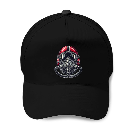 Pilots Helmet Design Baseball Caps